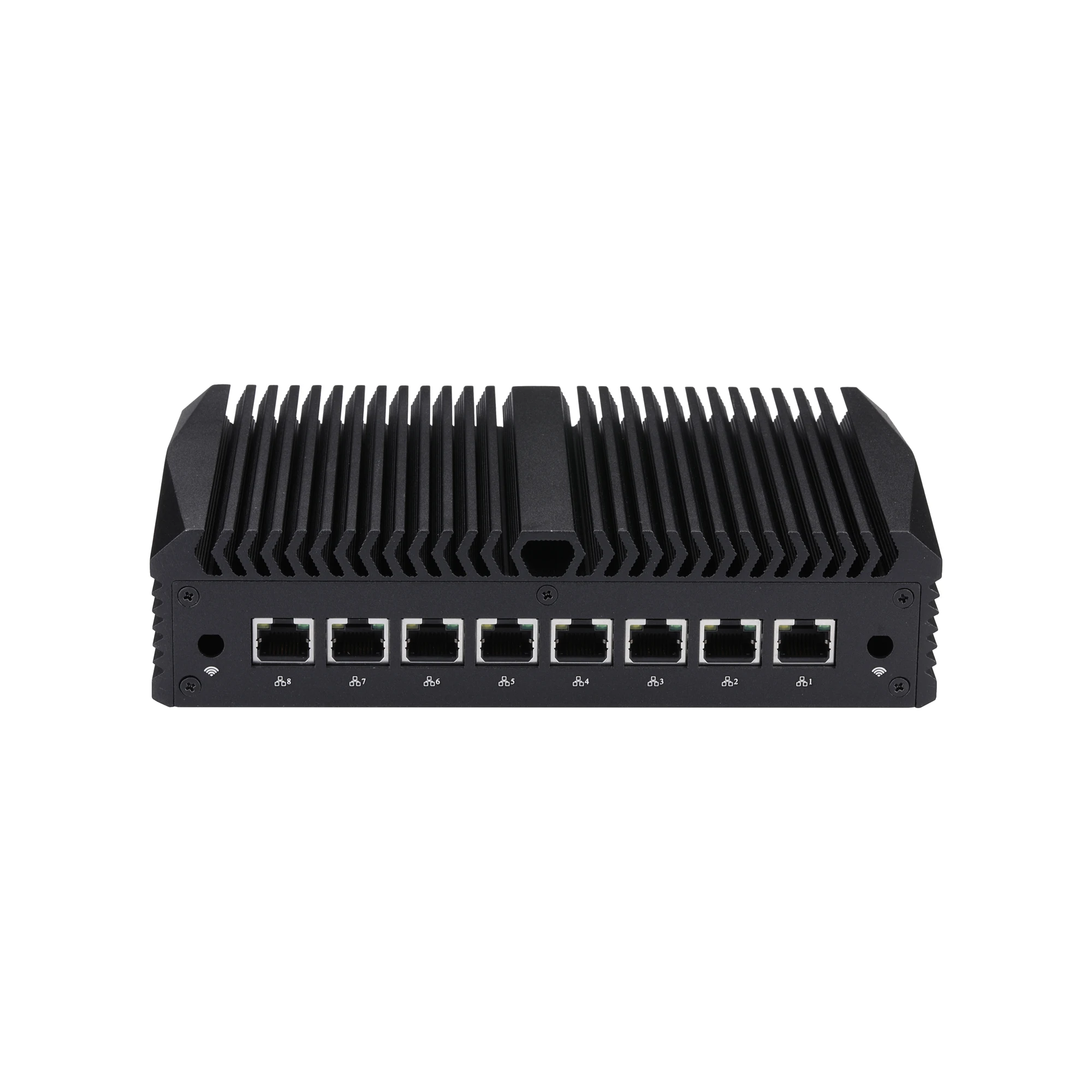 Imagem -02 - Qotom-mini Computador Fanless 8x2.5g Langen 8o 10o 4305u 10110u 10210u 10710u dp 4usb 30 Proxmox Pfsense