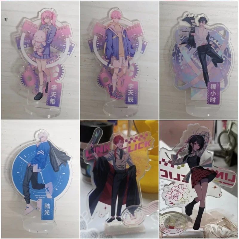 6Pieces Anime Figure Acrylic Stand Model Toys Lucas Charles Rⅰn Cheng XiaoShi LUGuang Qiao Ling Li Tianchen Li Tianxi Qian Jin