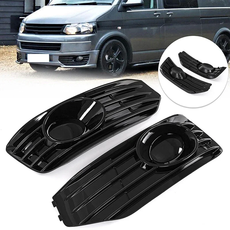 

RV Front Bumper Fog Light Cover Grill For Vw Transporter T5 T5.1 Sportline 2010-15 Car Fog Light Protective Accessories