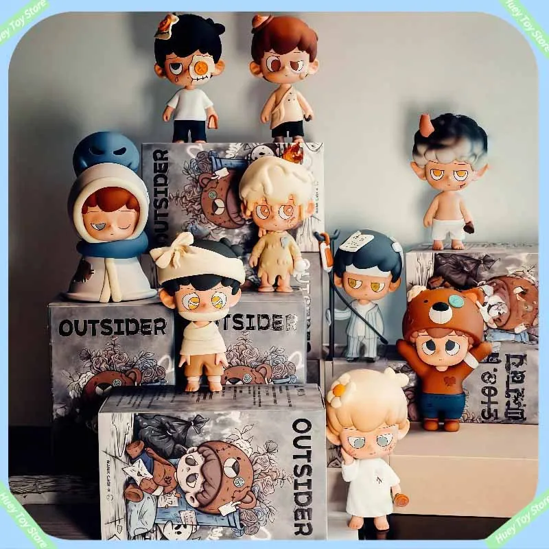 

Подлинная серия Emor Outsider, слепая коробка, настольное украшение, модная игрушка, фигурка, модель, подарок на день рождения, загадочная коробка