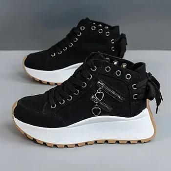 Designer Women Sneakers High Top Denim Canvas Shoes Female Girls Students Canvas Shoes…