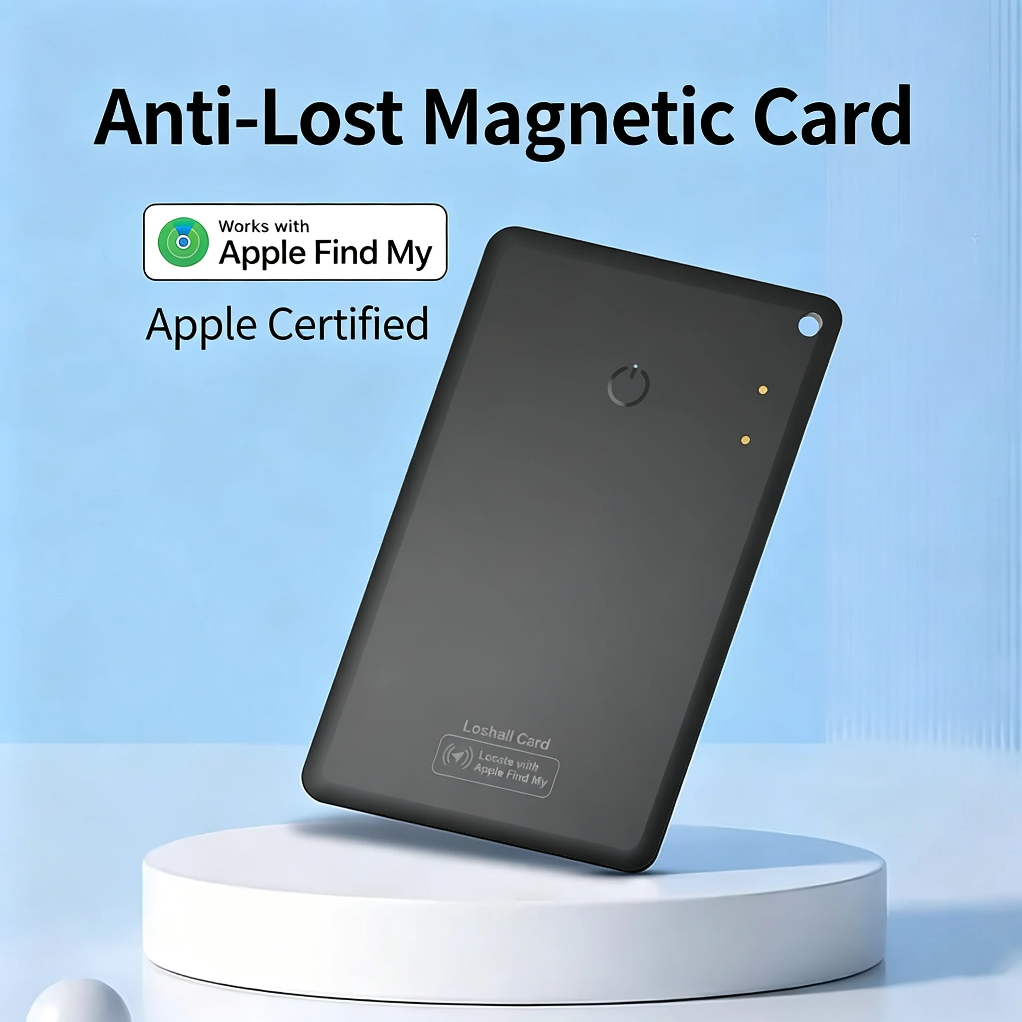 Ultra Wallet Tracker Card with Apple Find My Magnetic Rechargeable Bluetooth Anti Lost Locator Life Waterproof Item Finder