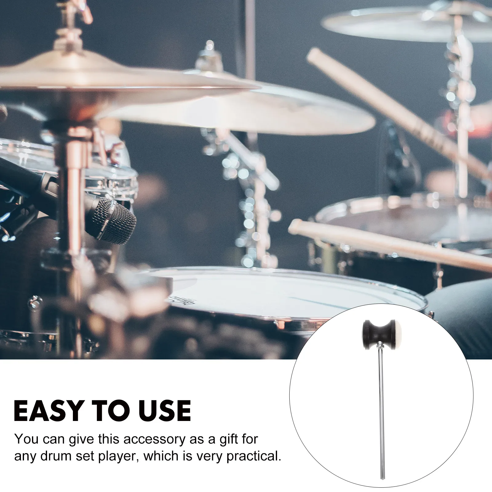 

Felt Hammer Head for Drum Pedal Accessories Parts Percussion Instrument Beater Kick Long Lasting Premium Material Sound Quality