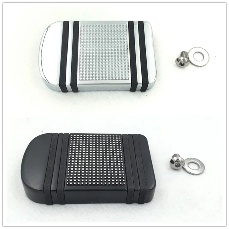 

Motorcycle Parts Aluminum Edge Cut Brake Pedal Pad Cover for Harley Davidson 82-17 Road Glide/80-later Touring models