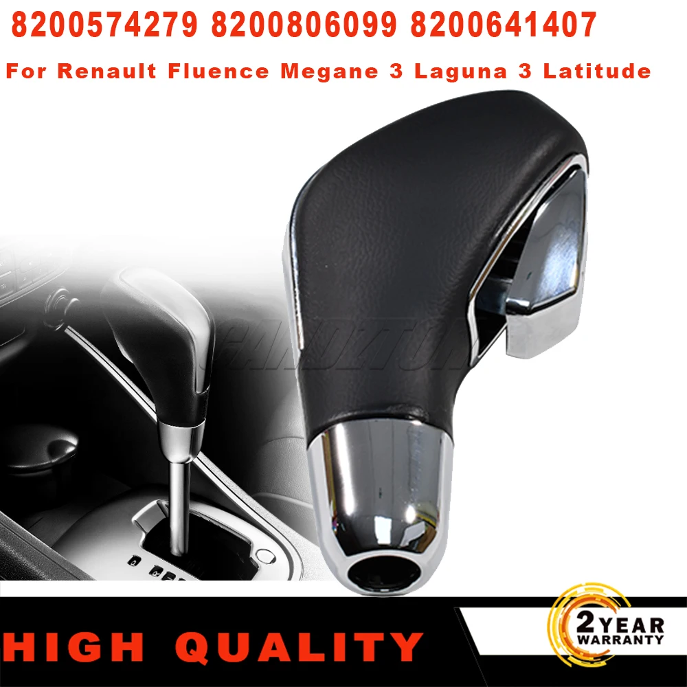 Car Gear Shift Knob Black For Renault Fluence Megane 3 Laguna 3 Automatic 6 Forward 8200574279 8200806099 8200641407