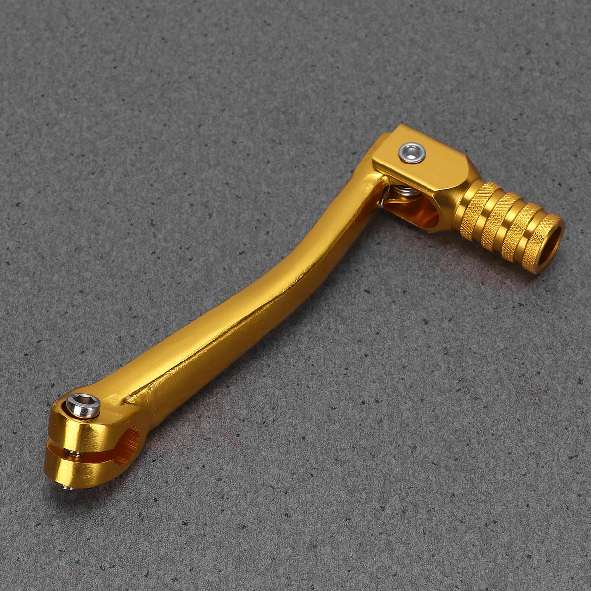 

Motorcycle Cnc Aluminum Folding Gear Lever Golden Durable Anti Rust High Efficiency Brake Pedal Replacement Direct Fit Easy