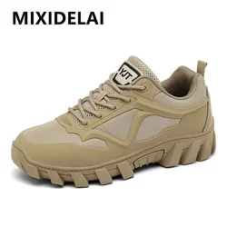 New Autumn Casual Shoes Outdoor Men Hiking Shoes Breathable Desert Training Sneakers Non-slip Rubber Trekking Shoes Size 39-46