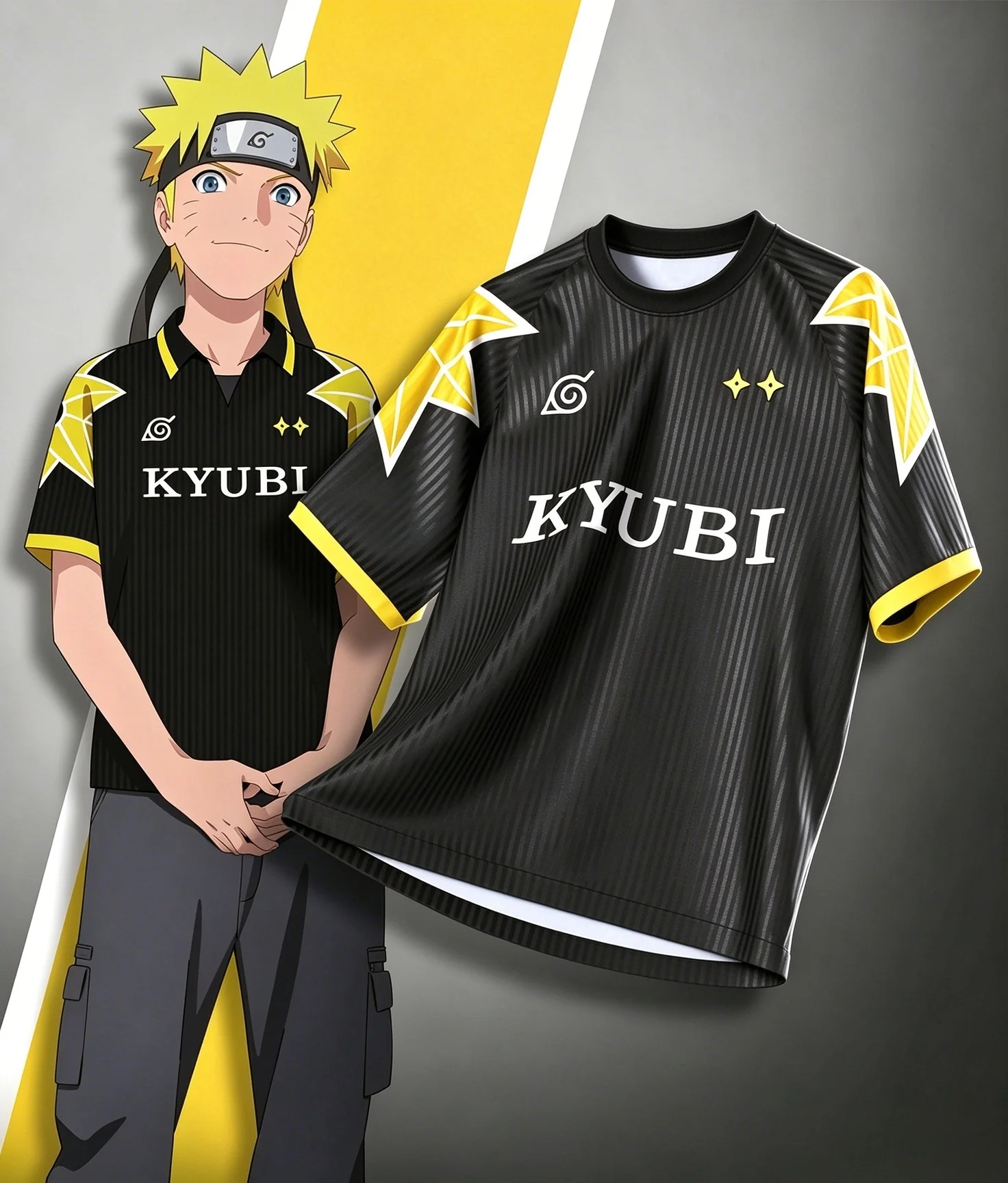 2026 Brand New Naruto Uzumaki Nine-Tails Themed Jersey - Stylish, Versatile, Breathable T-Shirt, Unisex Casual Sports Shirt