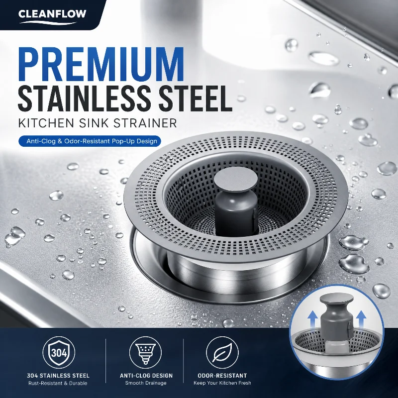 filtro-de-lixeira-de-cozinha-tipo-pressao-em-aco-inoxidavel-dreno-pop-up-anti-odor-e-anti-obstrucao