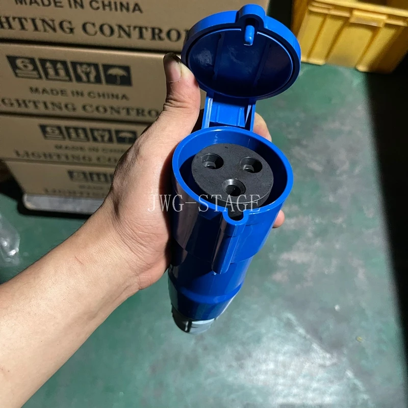 Распределительная коробка звука сценического освещения, большой экран, выход 16 А, 6-контактный блок питания