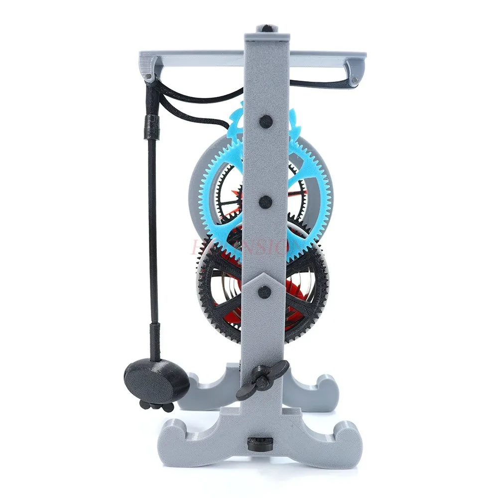 Single pendulum clock model, mechanical clock, scientific and educational assembly, scientific physics experimental equipment