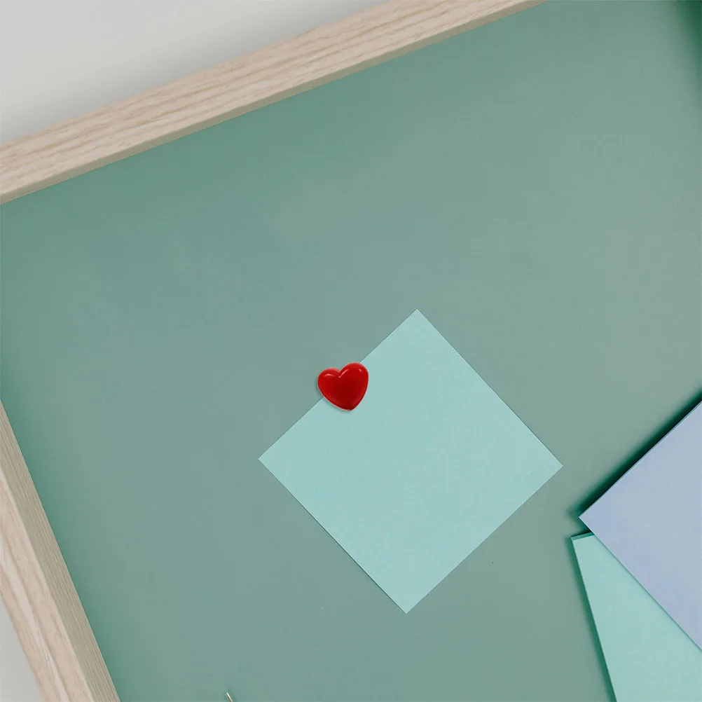 

100pcs Heart-shaped Decorative Pins Office School Supplies Wall Tacks Bulletin Love Heart Peg Pin Board Cute Push Pin