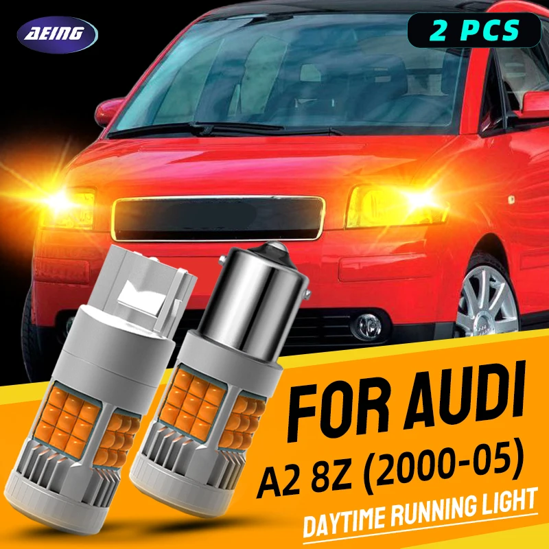 

For Audi A2 8Z 2000 2001 2002 2003 2004 2005 LED Turn Signal Light Bulbs Front/Rear Direction Indicator Blinker Lamp Bulb