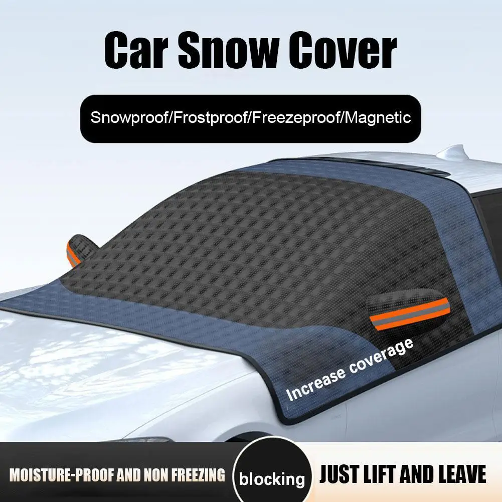 Snowy Artifact Car Windshield Snow Automobile Anti Freeze Snow Windshield Covers Windproof Snow Cover For Vehicles