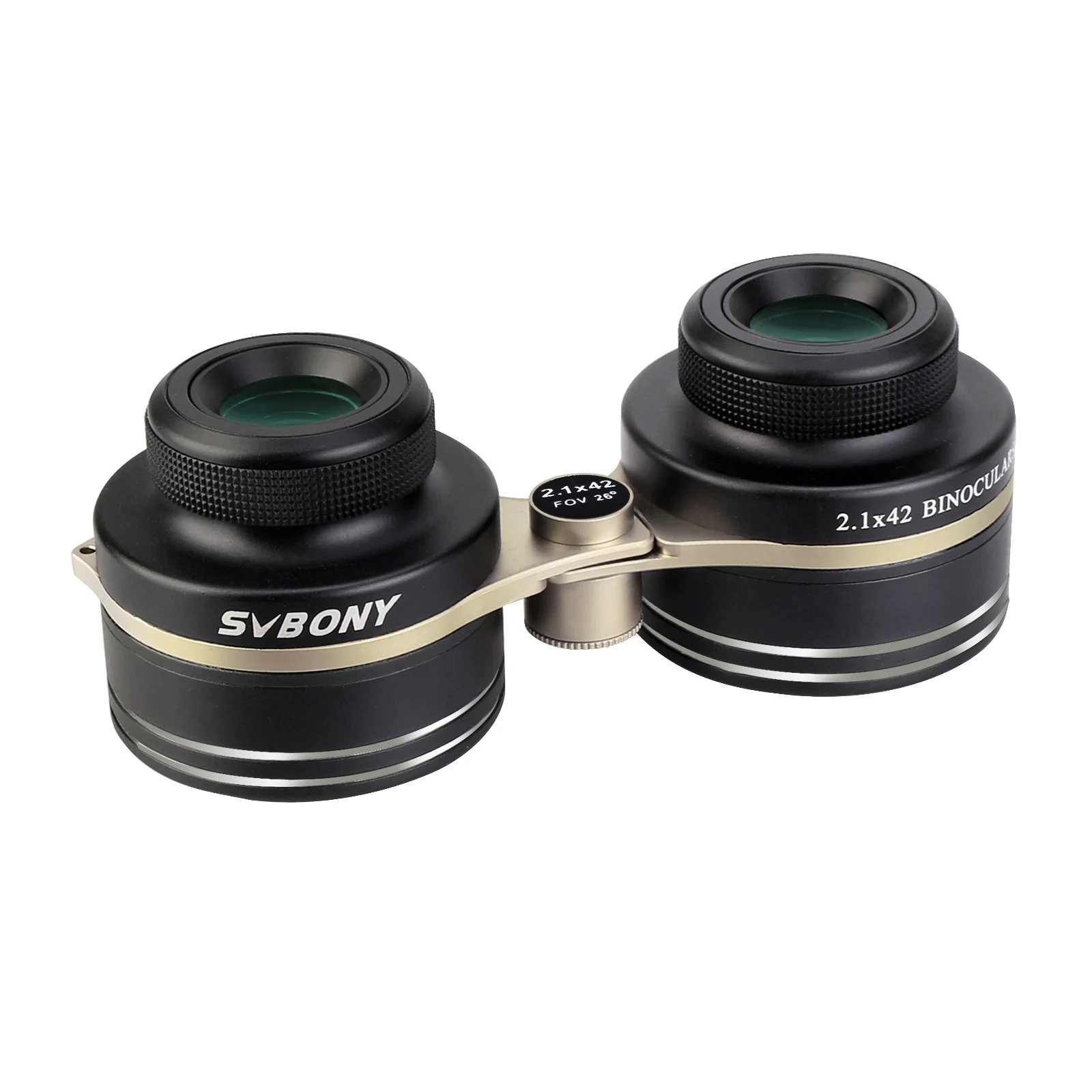 Svbony Sv407 Binóculos Mini 2.1×42 com Foco Individual dos Olhos Telescópio à Prova Dágua Ipx6 para Observar a Lua ou as Constelações