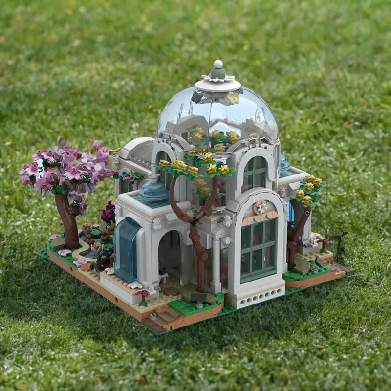 

Модульный строительный блок MOC для ботанического сада, 2183 шт., идеальные детали, сборка ручной работы, начало Your Natural Adventure Journey!