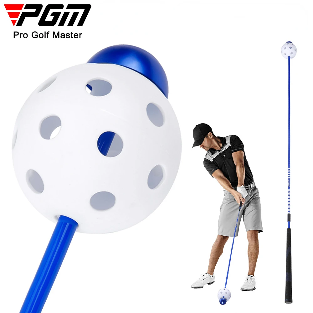 Treinador de vara de balanço alto para golfe, aumenta a velocidade do balanço, simulador de treinamento adequado para iniciantes, pode fazer sons hgb024