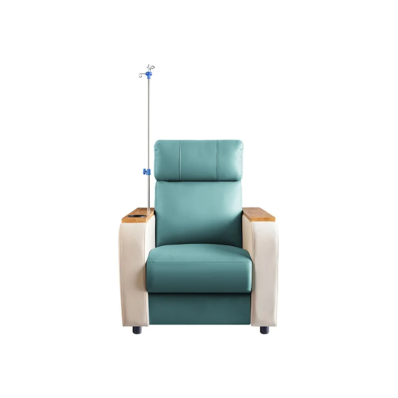 Infusion sofa comes with adjustable telescopic rod, hospital outpatient infusion chair, luxury infusion sofa chair