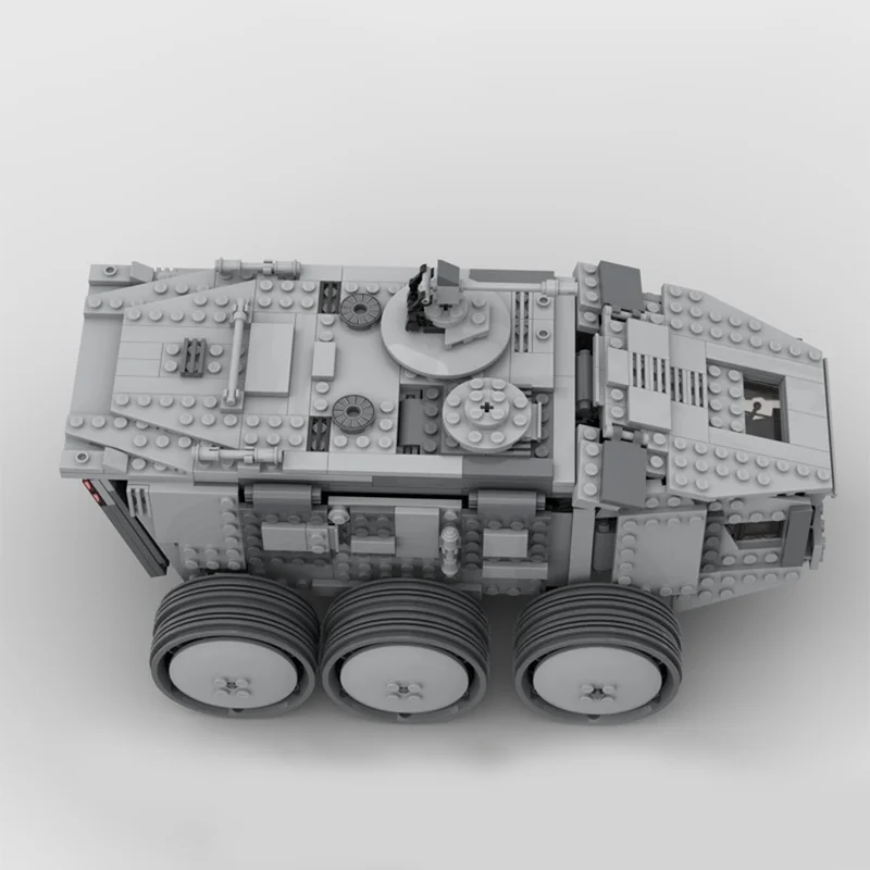 582 pçs moc transporte modular imperial mod t estrela modelo presentes de natal blocos de construção montar diy educação tijolo brinquedos crianças