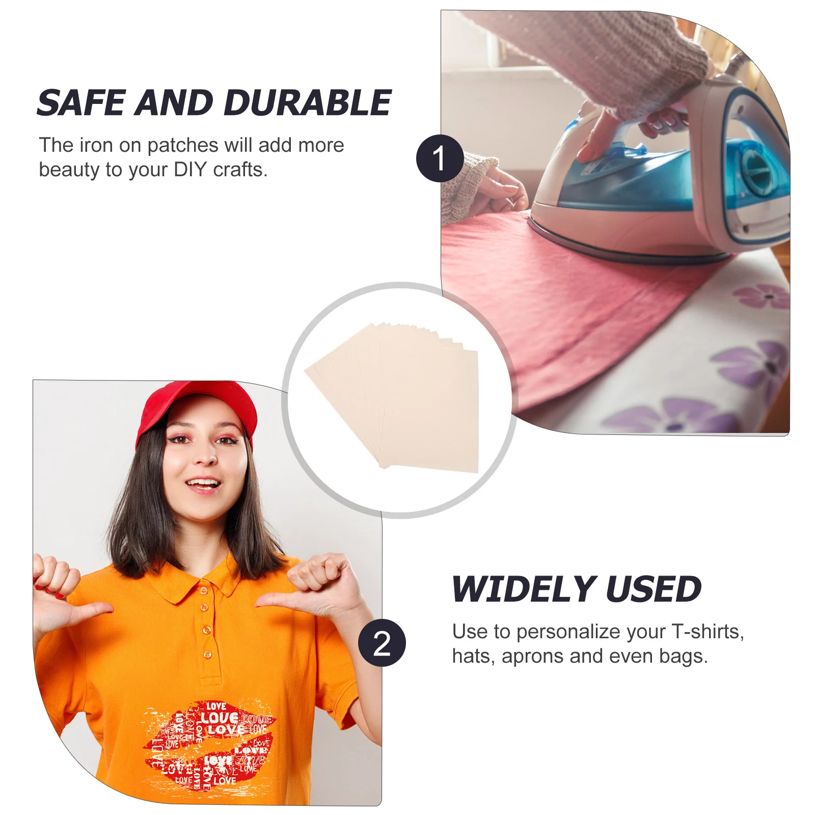 

100 Sheets Heat Transfer Paper Sublimation Transfer Supplies for T Shirt Printing Mugs Plates DIY Heat Press Transfers