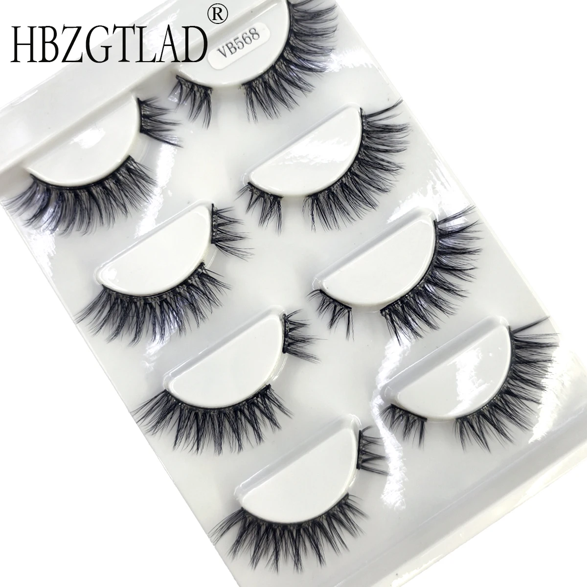 Conjunto de cílios reutilizáveis 3D - Tira meia/completa DIY, efeito de volume da cauda, cílios postiços naturais fofos para uso diário/festa