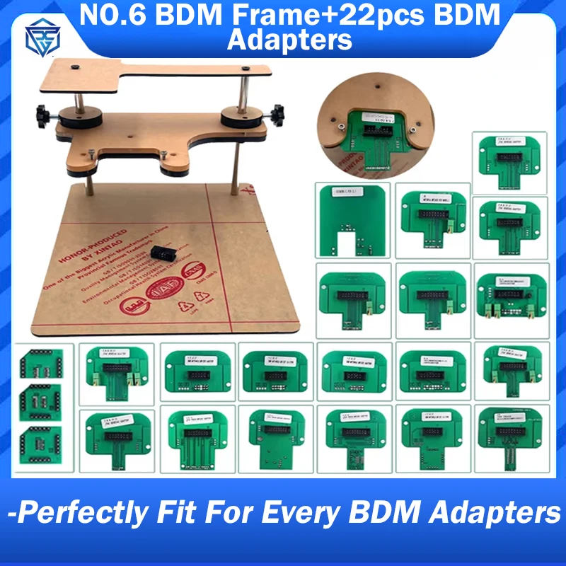

Complet BDM Frame 22pcs Full BDM Adapter Adapters Probe Pens 4pcs Pins With Cable for BDM100 fgtech Chip Tunning ECU Programmer