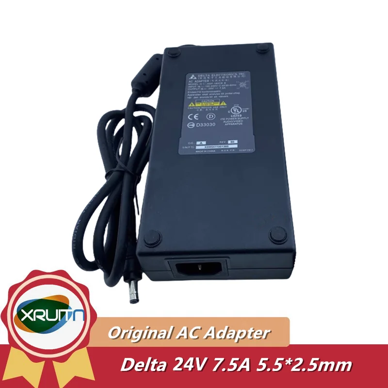 

Original Delta ADP-180CB B AC Adapter Charger 24V 7.5A 6A 5A 5.5*2.5mm Power Supply