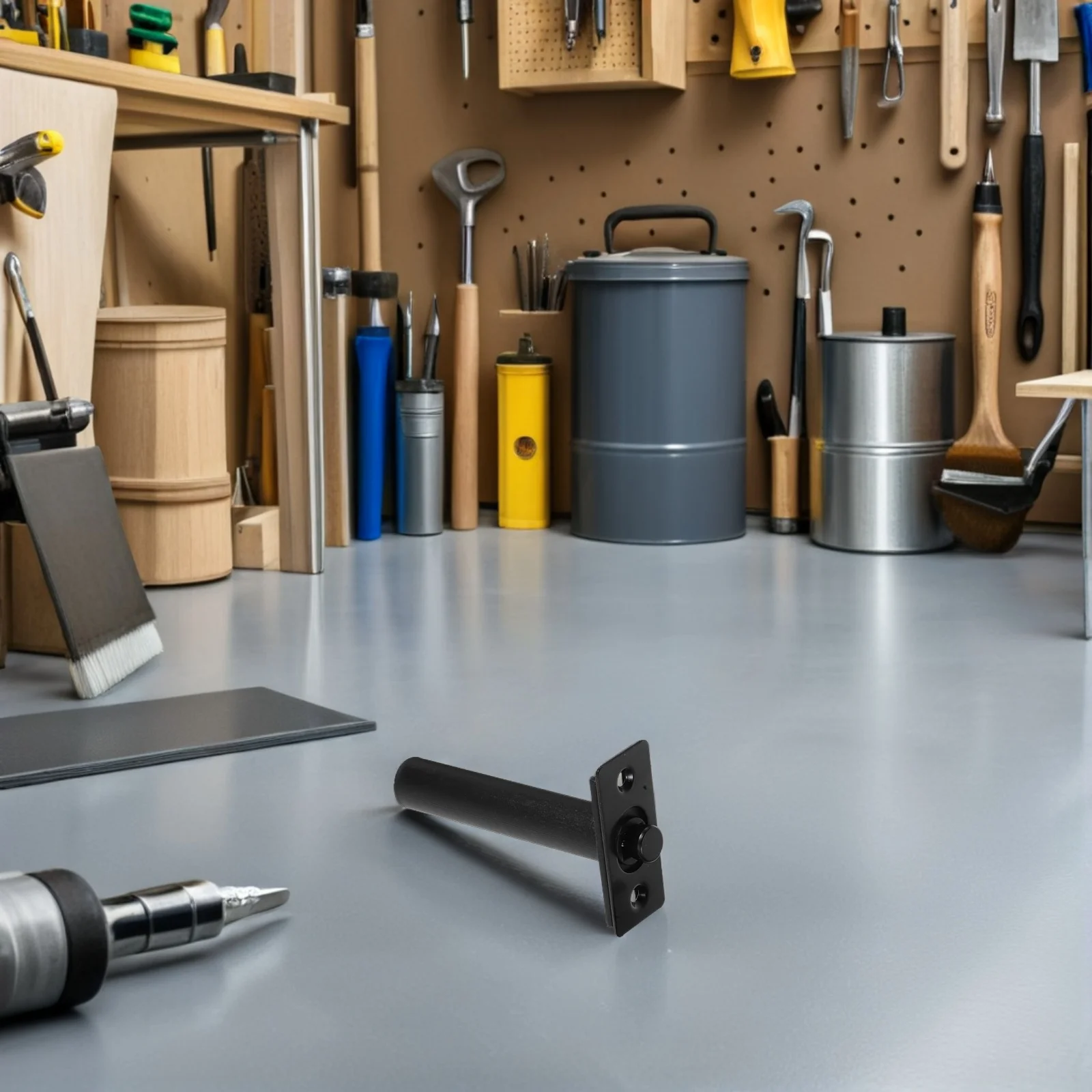 

Anti-theft Chain Door Lock Gate Latches Entrance Black Stainless Steel Concealed Security