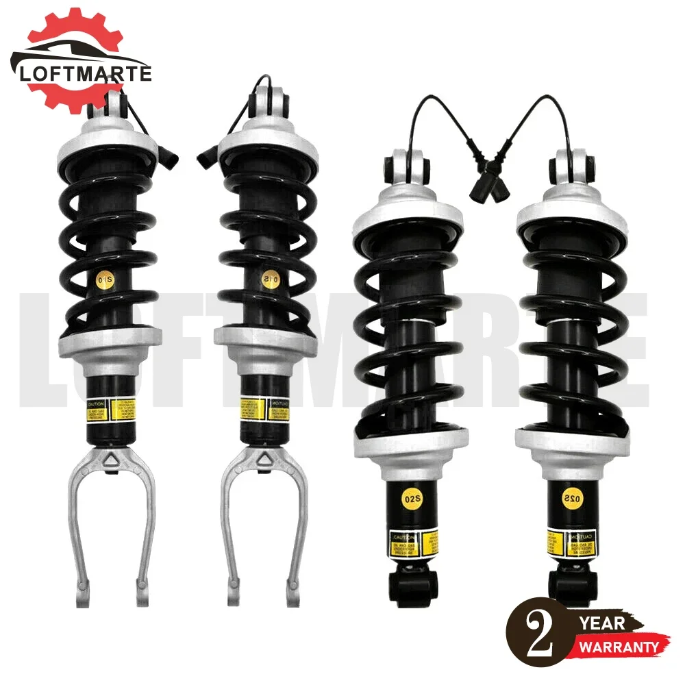 

Горячая распродажа: 2 шт. передних или задних электрических амортизаторов в сборе для Audi R8 4S V10 V8 2016-2023, номера деталей 4S0412019N, 4S0512019C