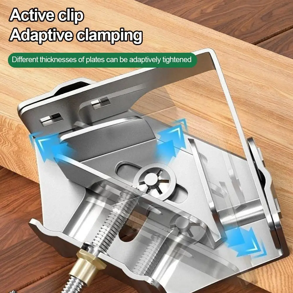 Convenient Stainless Steel Right Angle Clamp Quick Clip Single Handle 90 Degree Clamp Adjustable Corner Clamp Woodworking