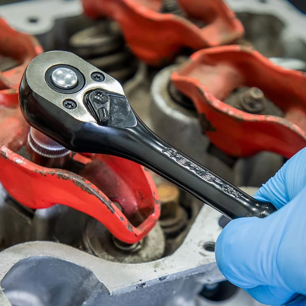 1pc Multi-functional 72-Tooth Mini Quick Ratchet Wrench Quick Adjust Portable For Vehicle Repair Hand Tool