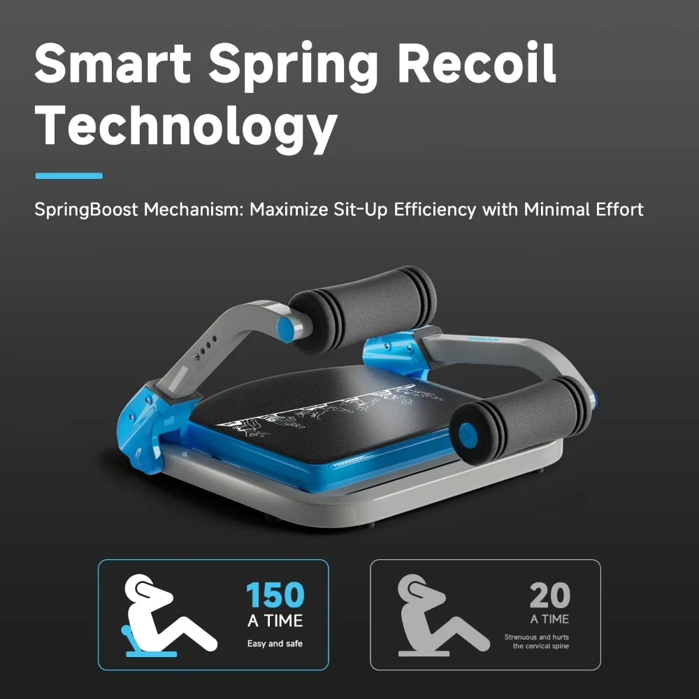 آلة تدريب Ab الاحترافية، 4 مستويات مقاومة قابلة للتعديل، سعة 350 رطل، معدات اللياقة البدنية المنزلية للتمرين الأساسي #4