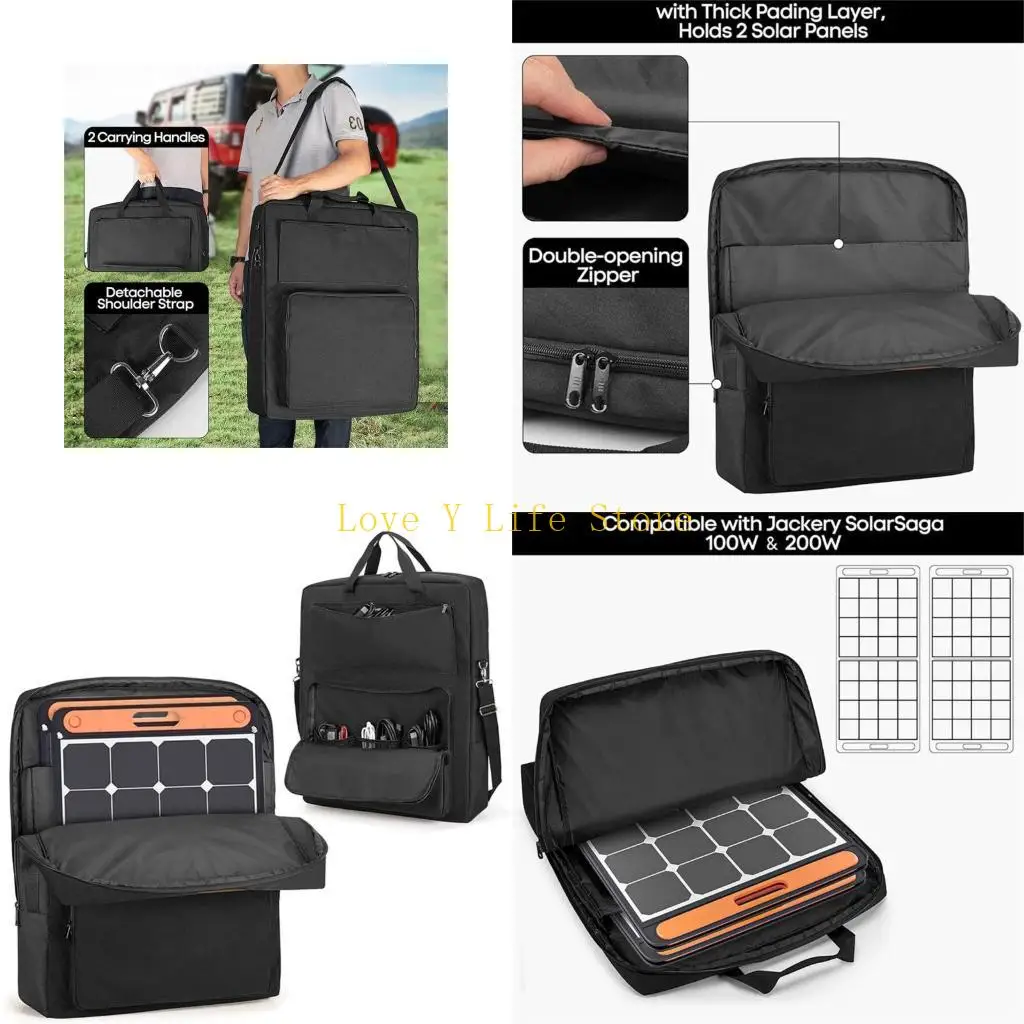 

L74C Multipurpose Protective Solars Panel Storage Case for PS100 PS200 for Adventure and Travel Daily Use