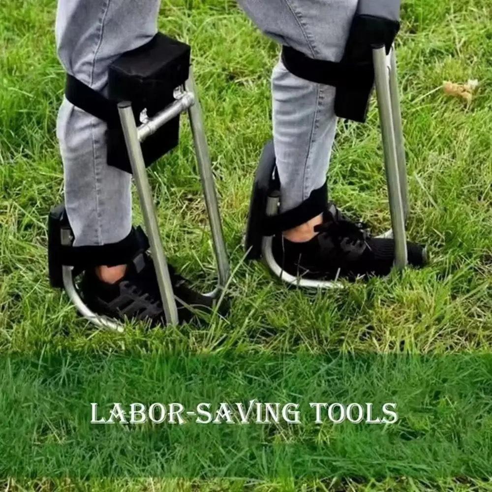 Sturdy Knee Seat Protector Wearable Labor-Saving Garden Knee Seat Ankle Support Stainless Steel Farm Work Garden Stool Chair