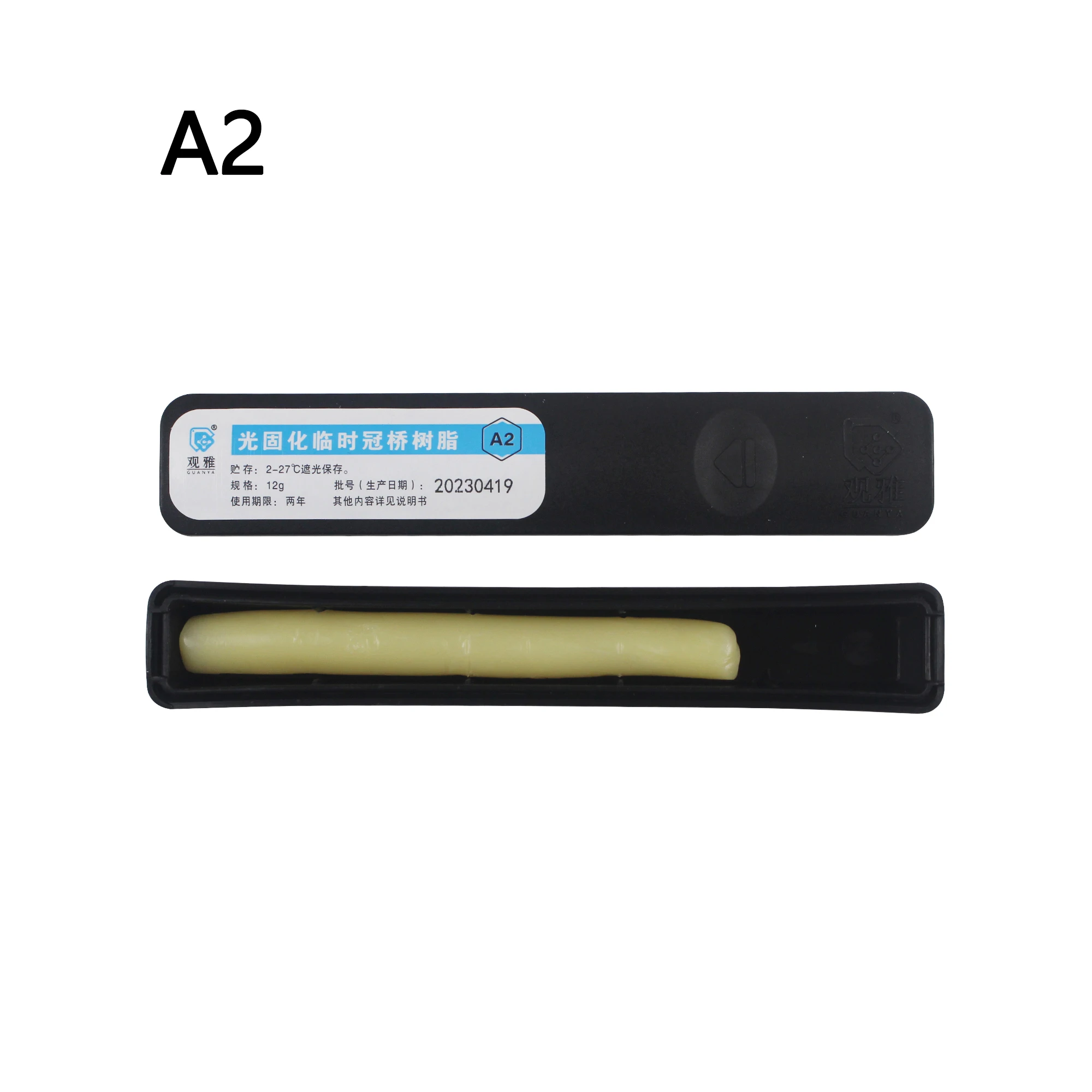 Dental Light Cured Temporary Crown Bridge Resin 12g A2 A3 Temporary Crown Resin Casting Wax For Temporary Repair