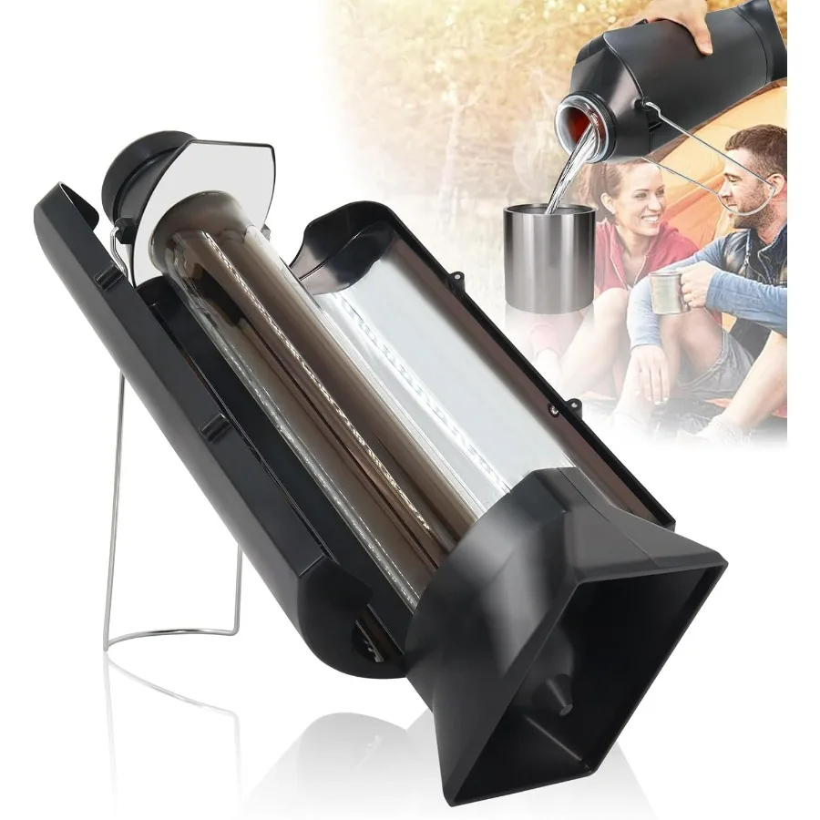 Hervidor Solar Portátil Sun Kettle XL, Destilador de Agua para Camping, 33.8oz, Calienta hasta 212F, Sin Necesidad de Combustible, Ideal para Caza y Hogar