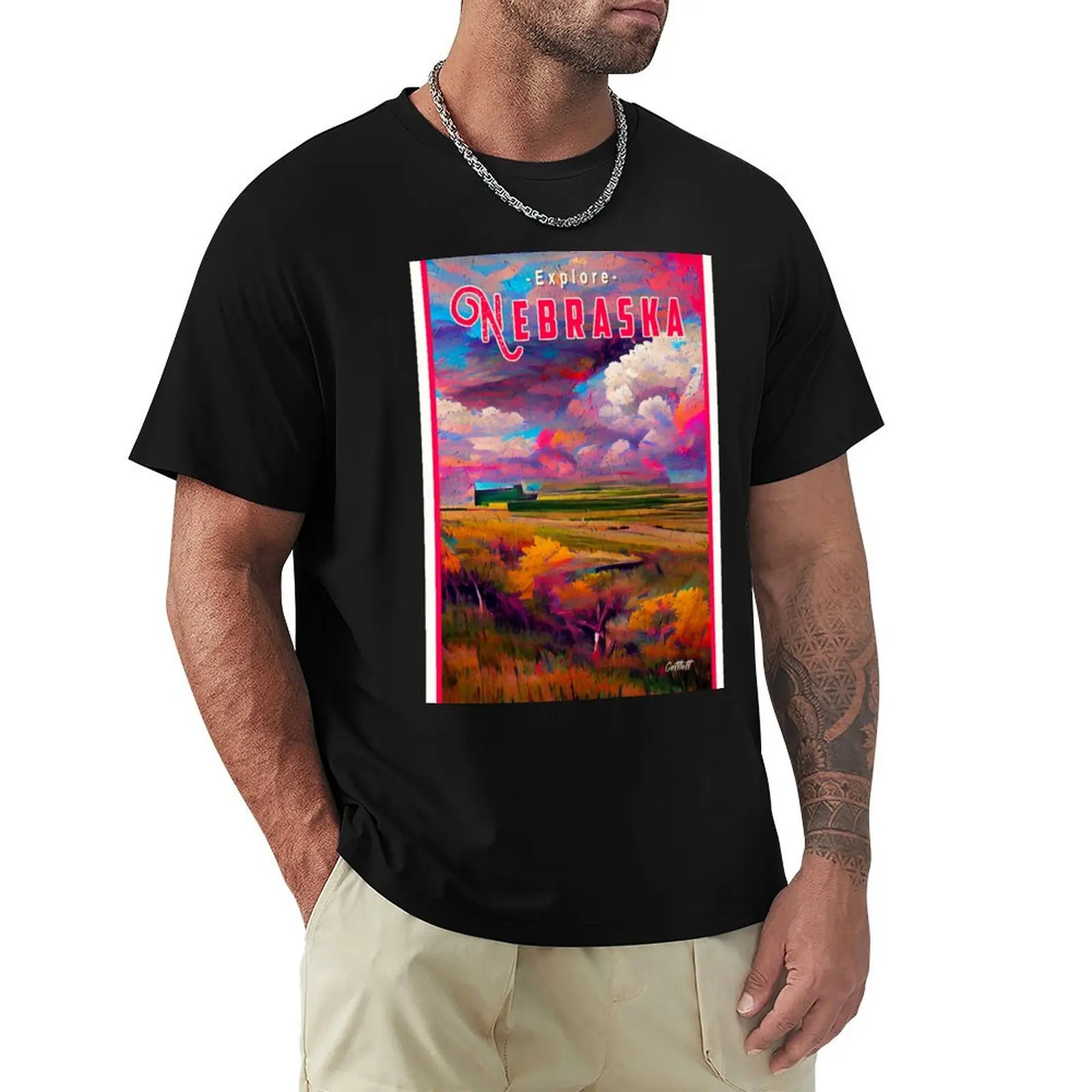 Pretty Travel Nebraska T-Shirt t shirt custom print T-Shirt