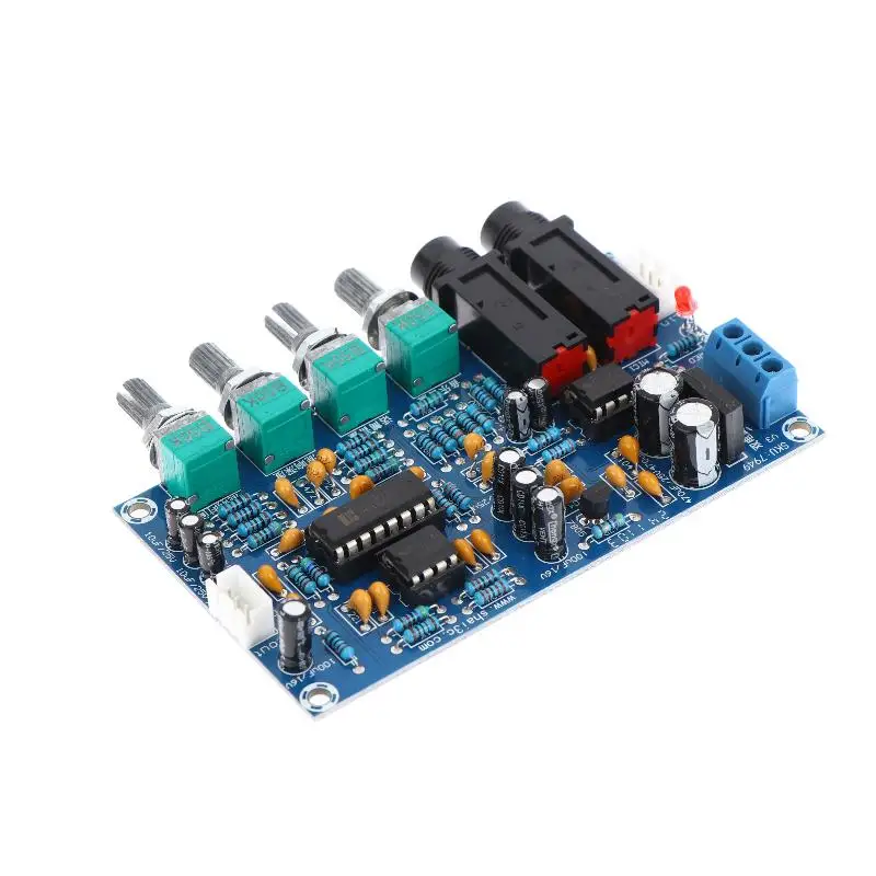 1 шт. PT2399 модуль платы усилителя цифрового микрофона микшер аудиосигнала многоканальная плата микширования караоке ОК модуль усилителя