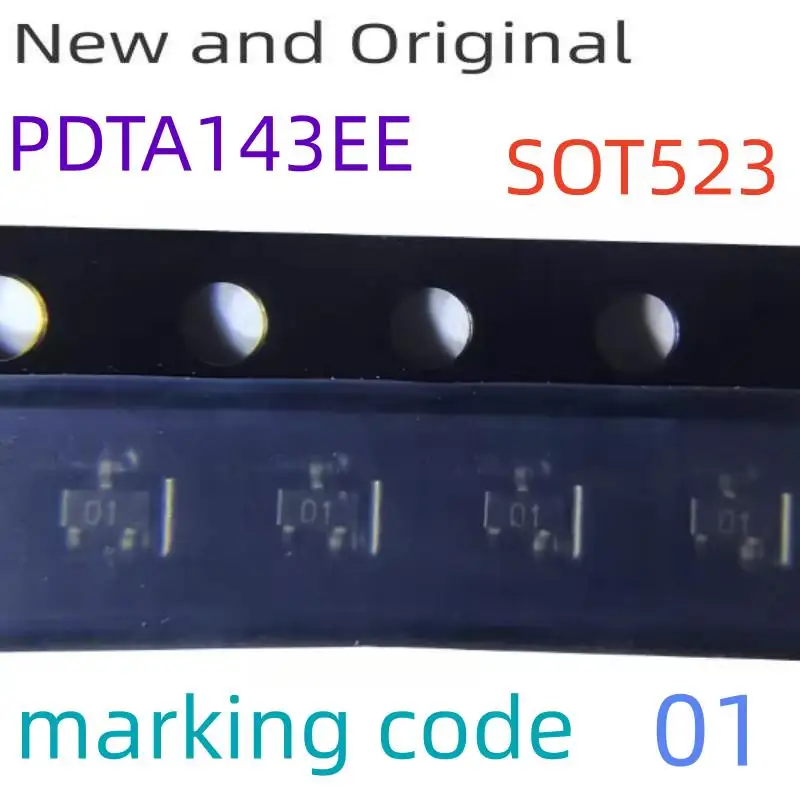 Pdta143Ee Sot-523 Pnp Resistor-Equipped Transistors R1=4.7 K-Ohm R2=4.7 K-Ohm Marking Code 01