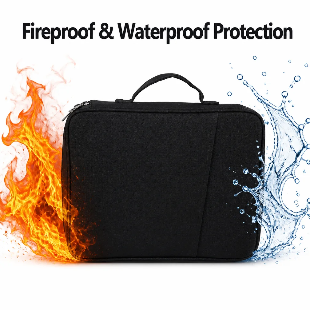 Customized Professional Fireproof Tablet Case Waterproof Laptop Sleeve Silicone Coated 900D Canvas Special Purpose Bags Cases