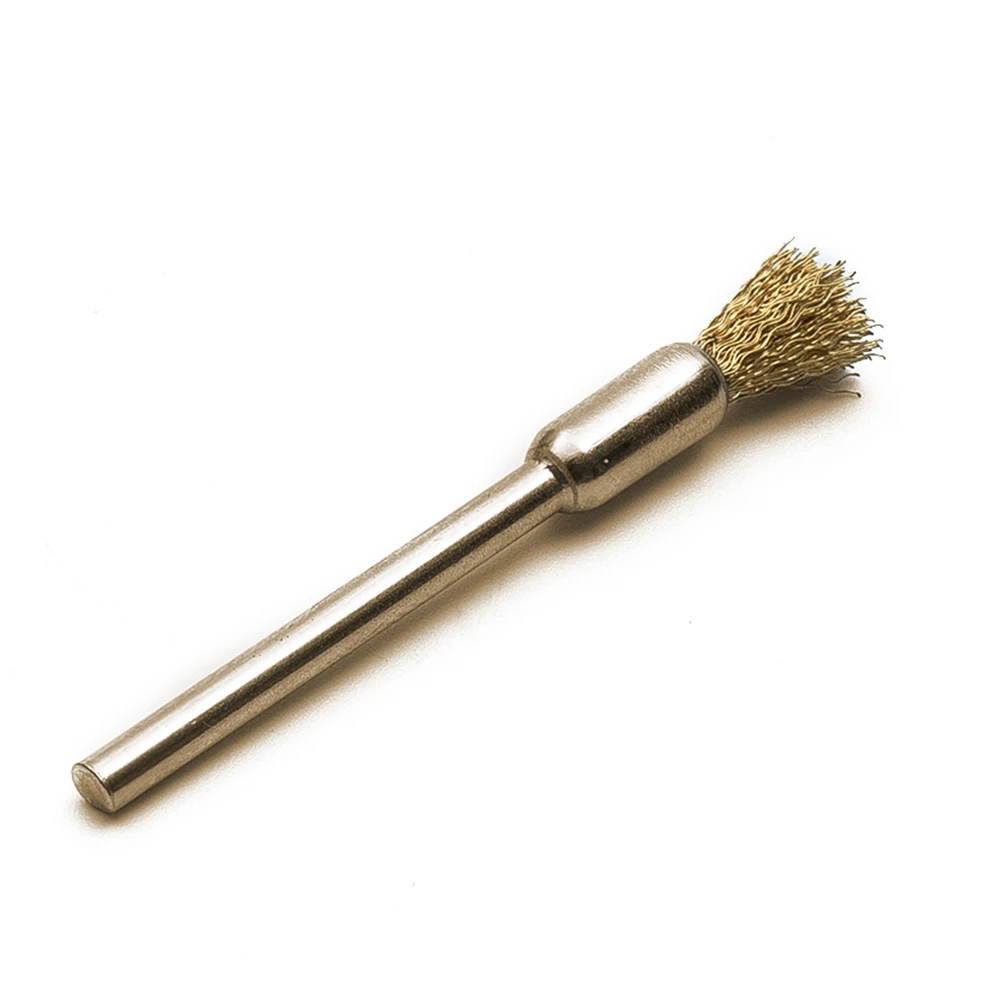 15Pcs Rotary Brass Wire Brushes Equipment Workshop Electric Replacement Wheel Pencil Polishing For Power Drill - view 5