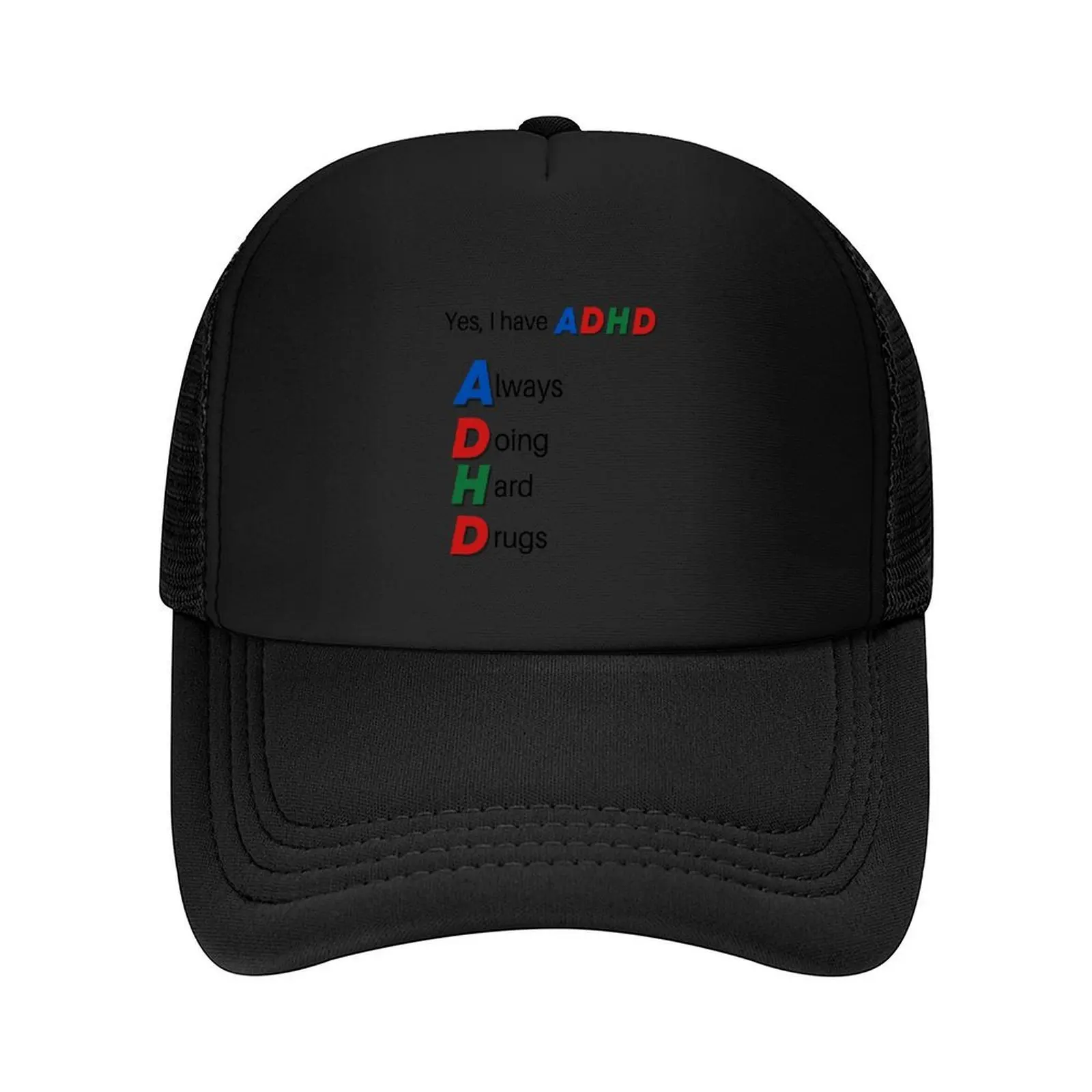 

YES I HAVE ADHD Baseball Cap Sun Cap Rugby Hat Man Luxury birthday Golf Women Men's