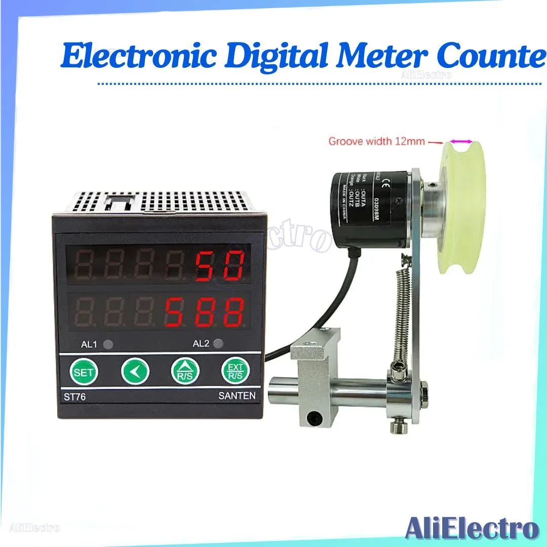 

Электронный цифровой счетчик, счетчик энкодера, счетчик, интеллектуальный автоматический счетчик, счетчик роликового типа ST76, высокая точность
