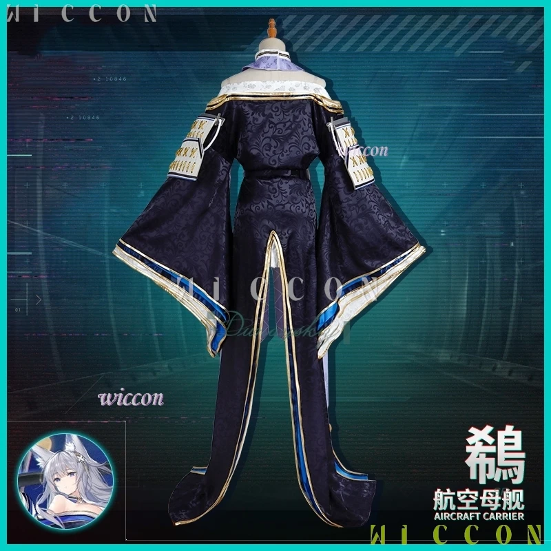 أزياء الهالوين شينانو كيمونو أزياء تنكرية للعبة Azur Lane فستان شعر مستعار ثعلب الأذن الدعامة للنساء البالغات disfraz 2077