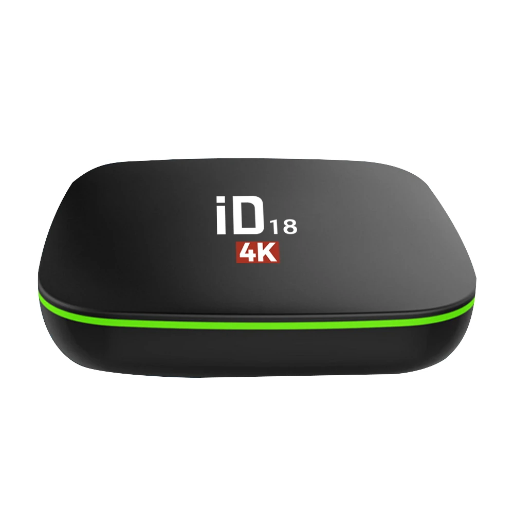 iD18 Allwinner H3 4K Network Media Player Smart Set Top Box 2G+16GB with Wi-Fi HDMI Output Android Tv Box Free Internet Channels