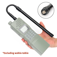 ABBREE Foldable Gooseneck Tactical Antenna Bendable SMA-F  For Baofeng UV-5R Quansheng UV K5  Walkie Talkie