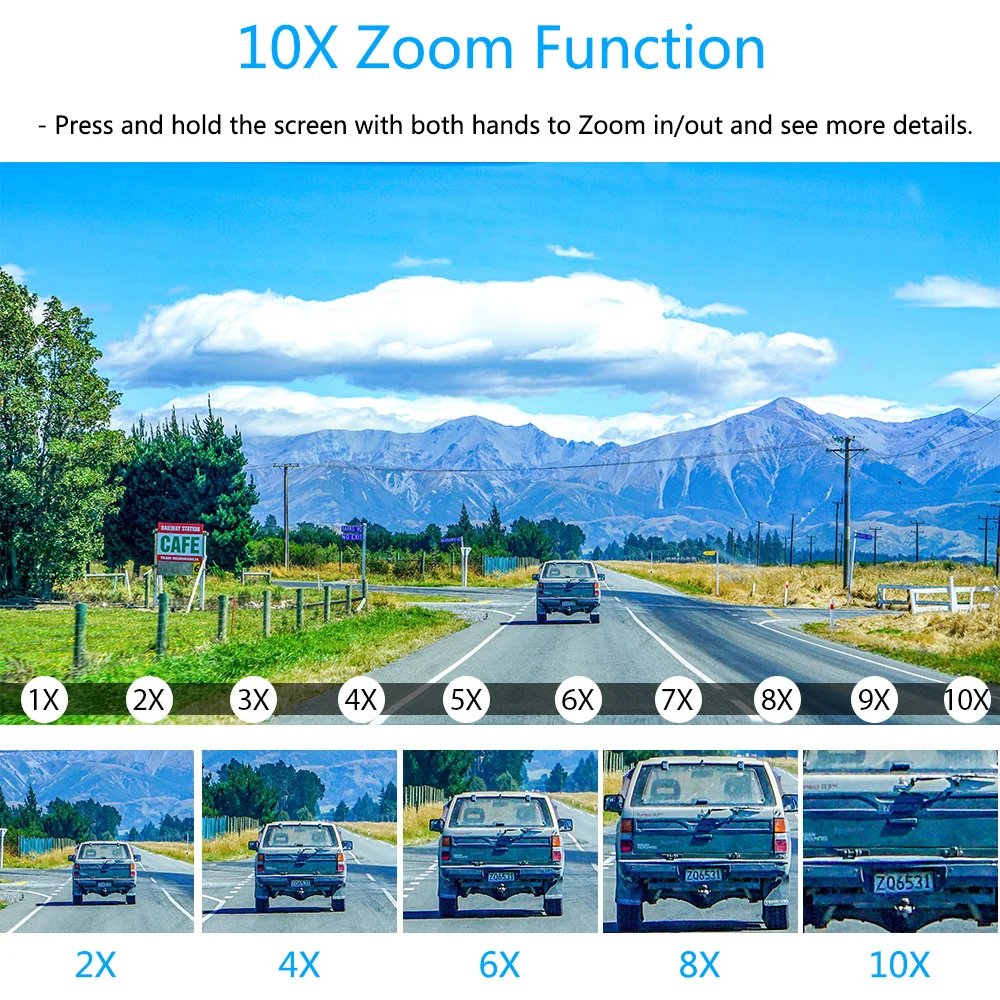 كاميرا أمان خارجية مقاومة للماء ، منظار ثنائي ، واي فاي IP ، PTZ ، تكبير هجين 10X ، تتبع تلقائي ، CCTV ، كاميرا G ، 6K ، 12mp ، 4K #2