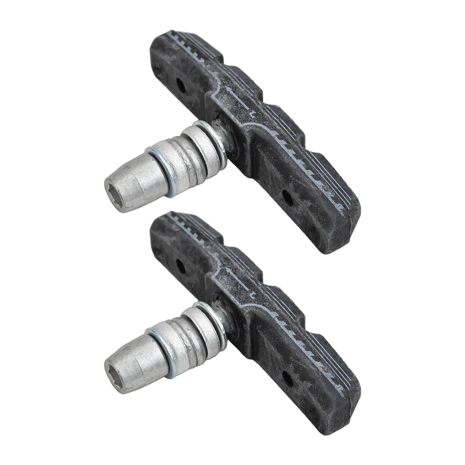 Bicycle for v Brake Pads 7cm Length Accessories Black Friction Resistance Low-noise Parts Temperature Resistance 2 Pcs