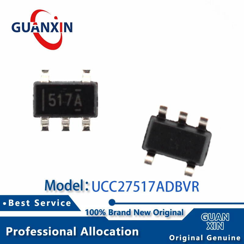 

100% New electronics UCC27517ADBVR UCC27517ADBVT SOT23-5 Marking 517A UCC27517
