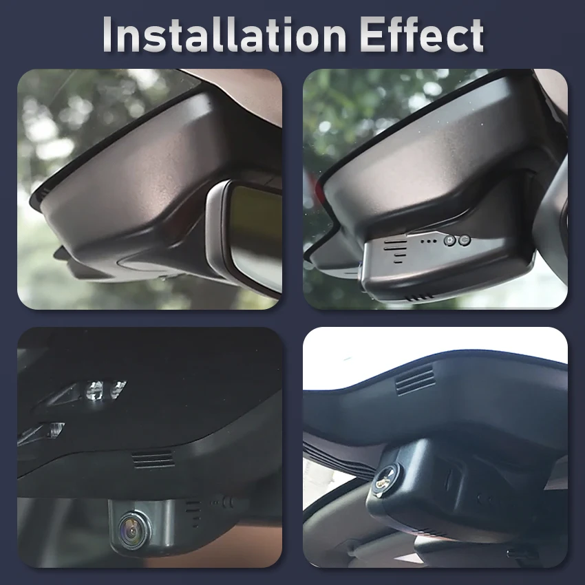 For Volvo S60 2012 2013 S60L 2014 2015 S80L 2015 V60 2012 to 2016 4K 2160P Plug and Play Car DVR Wifi Dashcam Video Recorder